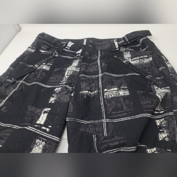 Ride Snowboard Pants Lined10K/5K mm Waterproof Y2K Vintage Graphic Large 35-39W - Picture 5 of 15